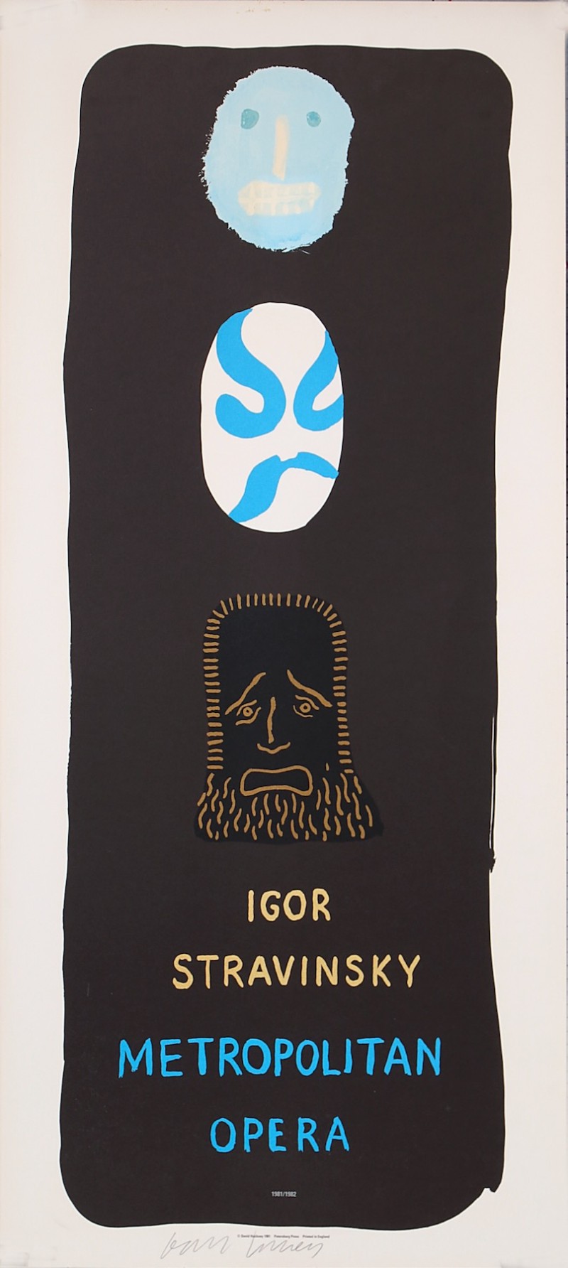 En vente :  1981 METROPOLITAN OPERA IGOR STRAVINSKY  (Signée à la main - Hand signed)
