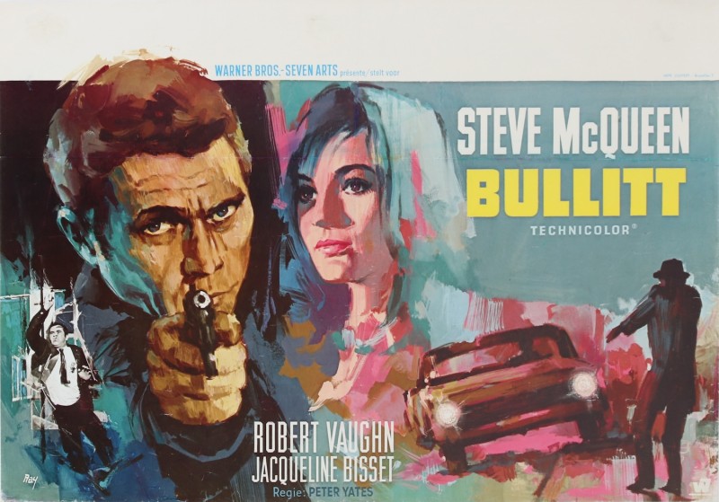 En vente :  FILM BULLIT STEVE McQUEEN ROBERT VAUGHN JACQUELINE BISSET