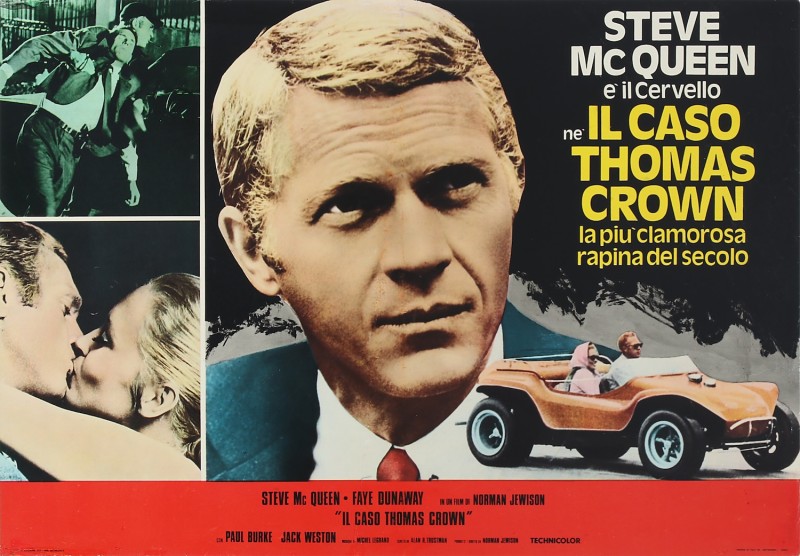 En vente :  IL CASO THOMAS CROWN STEVE Mc QUEEN  FAYE DUNAWAY VERSIONE ITALIANA DEL FILM
