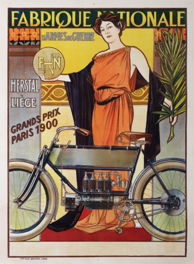 En vente :  MOTO FN GRAND PRIX 1900 FABRIQUE NATIONALE D'ARMES DE GUERRE HERSTAL LIEGE 