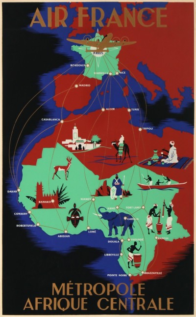 En vente :  AIR FRANCE METROPOLE AFRIQUE CENTRALE