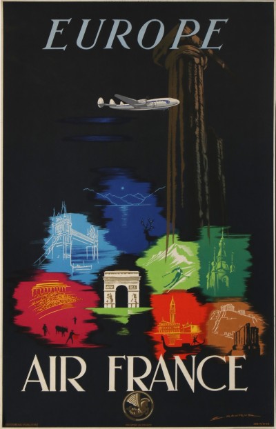 En vente :  EUROPE AIR FRANCE SMALL SIZE PETITE TAILLE