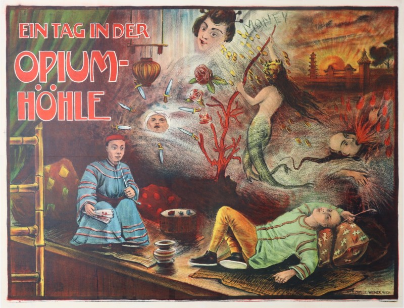 En vente :  EIN TAG IN DER OPIUM HÖHLE-UNE JOURNEE DANS UNE FUMERIE D'OPIUM