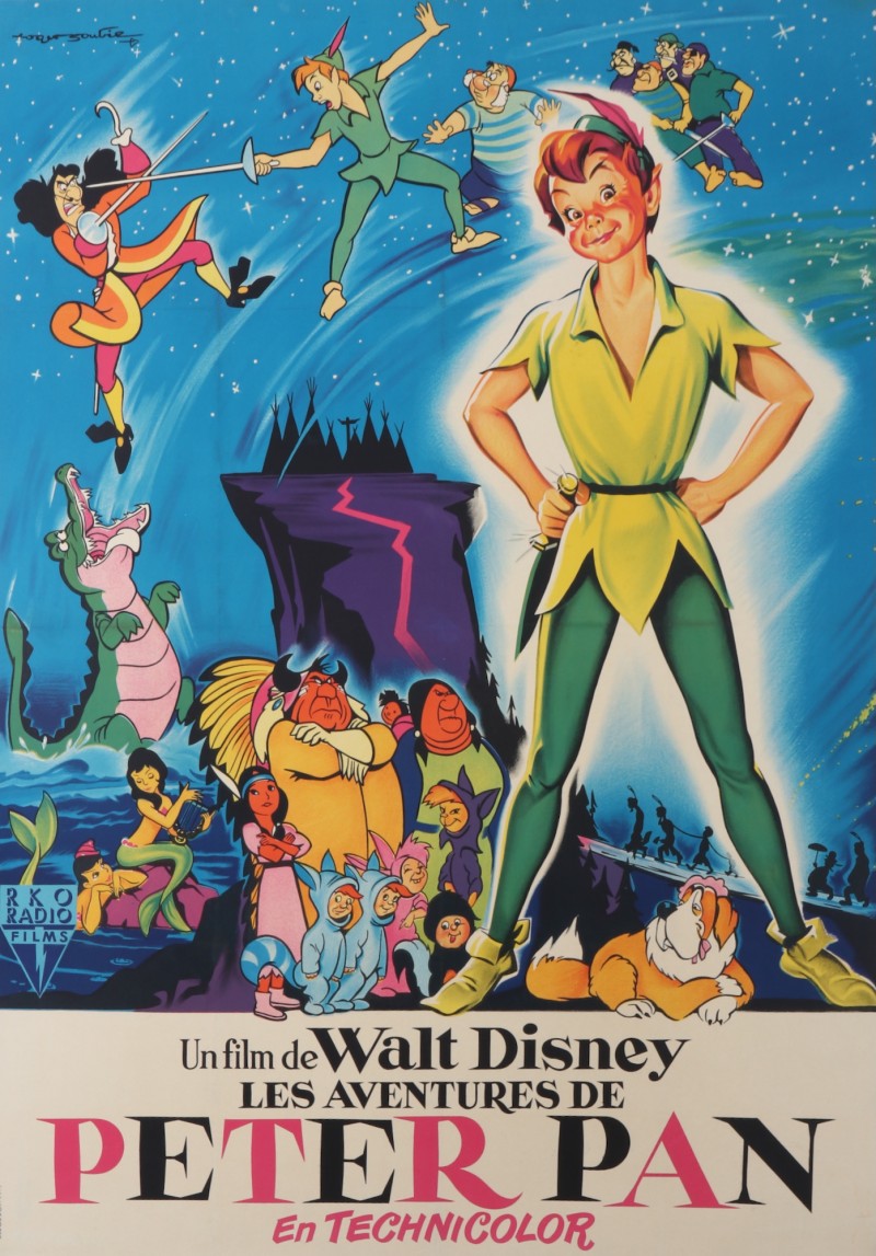 En vente :  LES AVENTURES DE PETER PAN EN TECHNICOLOR WALT DISNEY