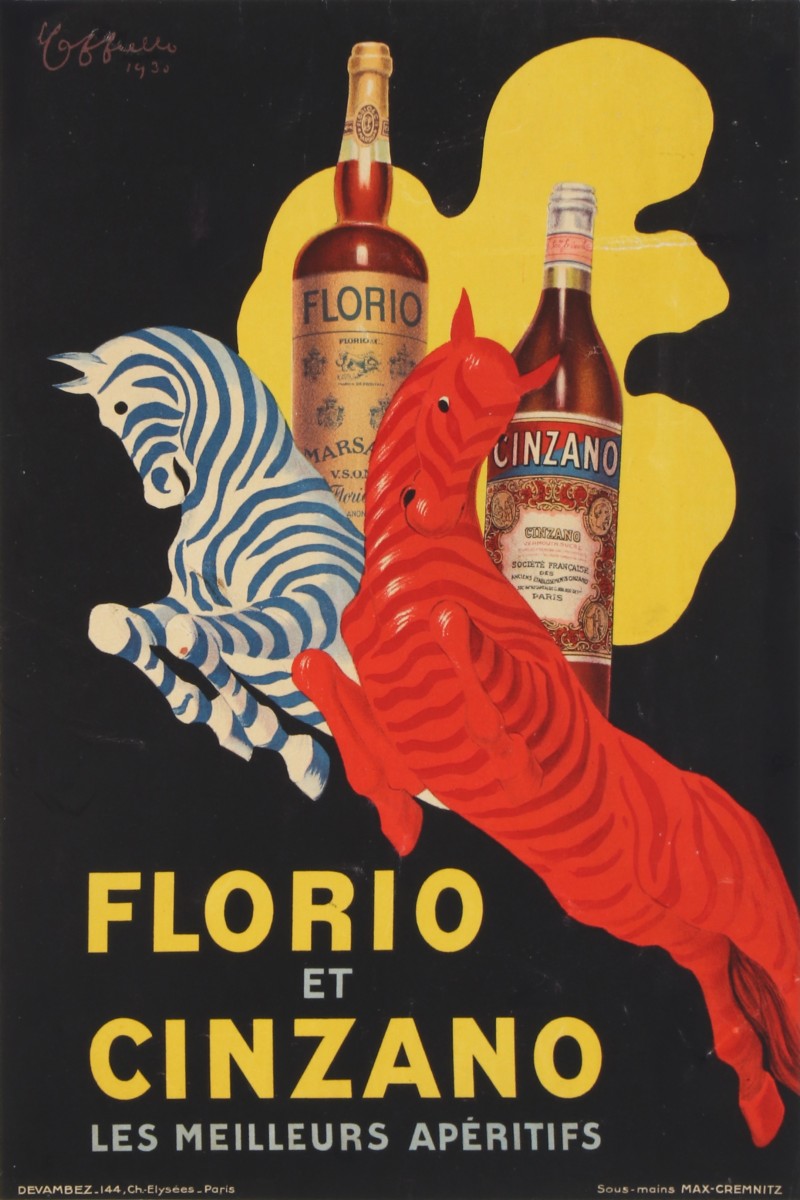 En vente :  FLORIO ET CINZANO LES MEILLEURS APERITIFS
