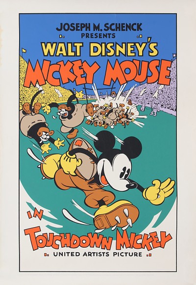 En vente :  MICKEY MOUSE - IN TOUCHDOWN MICKEY