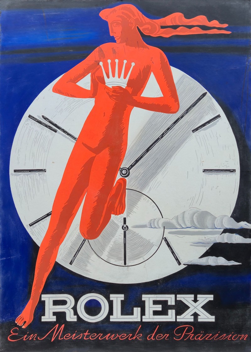 En vente :  ROLEX EIN MEISTERWERKE DER PRÄZISION PROJET DE L'AFFICHE