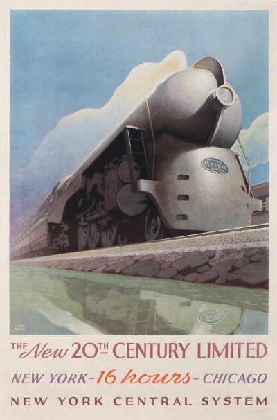 En vente :  THE NEW 20TH CENTURY LIMITED – NEW YORK, 16 HOURS, CHICAGO  NEW YORK CENTRAL SYSTEM – 1938