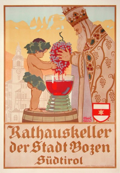 En vente :  RATHAUSKELLER DER STAD BOZEN SUDTIROL (AUTRICHE)