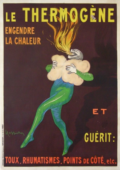 En vente :  THERMOGENE  AFFICHE ANCIENNE - Première Edition editeur Vercasson