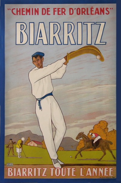 En vente :  CHEMIN DE FER D'ORLÉANS BIARRITZ