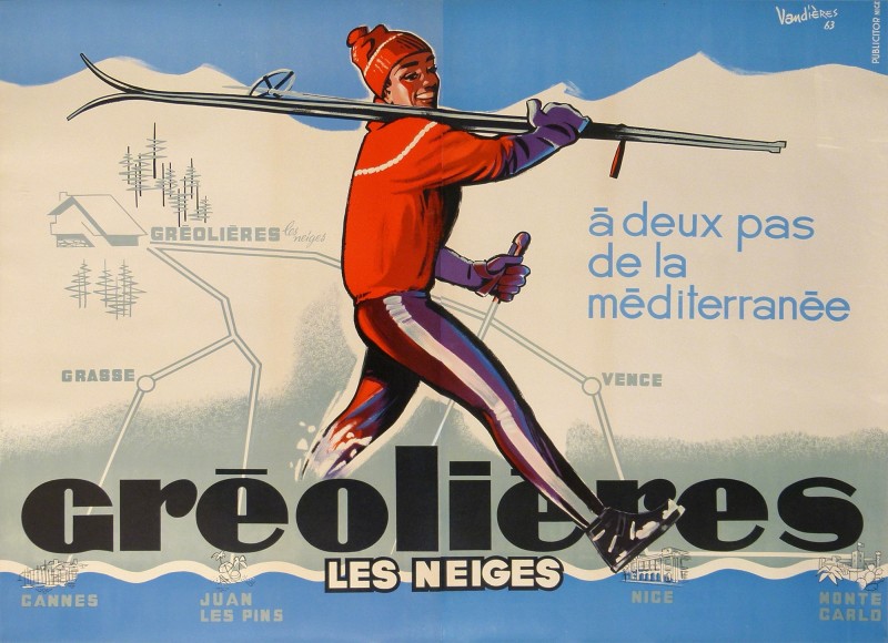 En vente :  GRÉOLIÈRES LES NEIGES À DEUX PAS DE LA MÉDITERRANÉE SKI SPORT D'HIVER