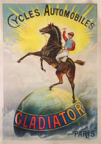 En vente :  GLADIATOR CYCLES ET AUTOMOBILES