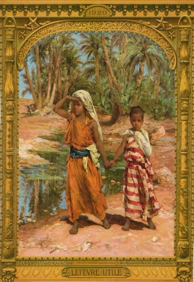 En vente :  AFFICHE ANCIENNE LEFEVRE UTILE ORIENTALISME