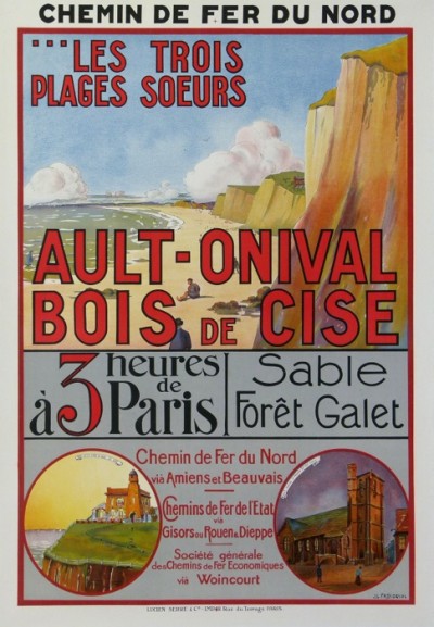 En vente :  AULT ONIVAL BOIS DE CISE  TRAINS CHEMIN DE FER DU NORD