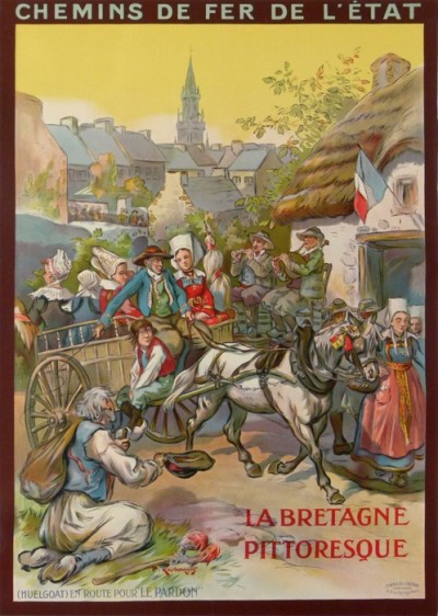 En vente :  LA BRETAGNE PITTORESQUE - HUELGOAT - EN ROUTE POUR LE PARDON