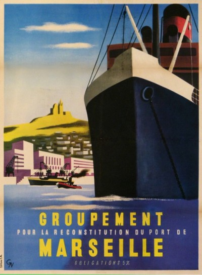 En vente :  GROUPEMENT POUR LA RECONSTRUCTION DU PORT DE MARSEILLE OBLIGATION 5%