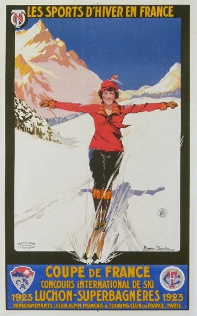 En vente :  LUCHON SUPERBAGNERES  COUPE DE FRANCE DE SKI 1923