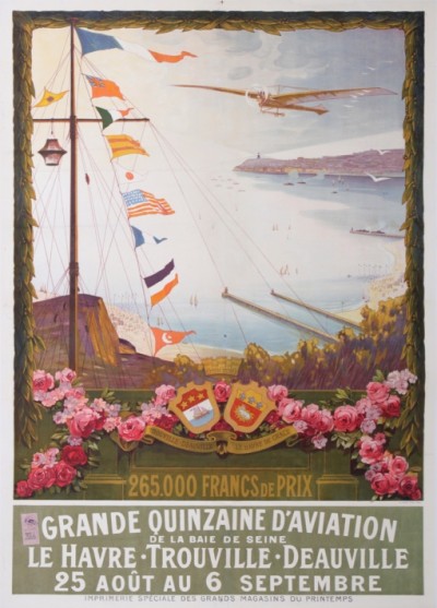 En vente :  GRANDE QUINZAINE D AVIATION LE HAVRE DE GRACE TROUVILLE DEAUVILLE BAIE DE SEINE