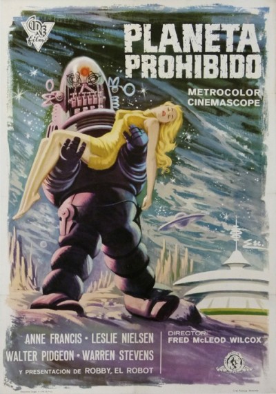 En vente :  PLANETE INTERDITE-PLANETA PROHIBIDO-ROBBY LE ROBOT