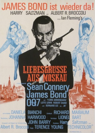 En vente :  JAMES BOND 007 IST WIEDER DA - LIEBESGRUSSE AUS MOSKAU BON BAISER DE RUSSIE