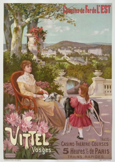 En vente :  VITTEL VOSGES CHEMIN DE FER DE L EST