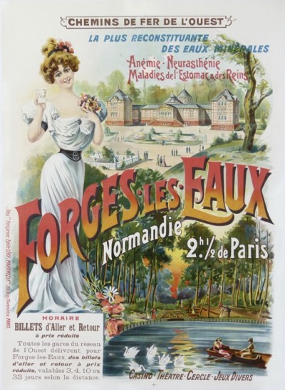 En vente :  FORGES LES EAUX NORMANDIE   CHEMIN DE FER DE L'OUEST