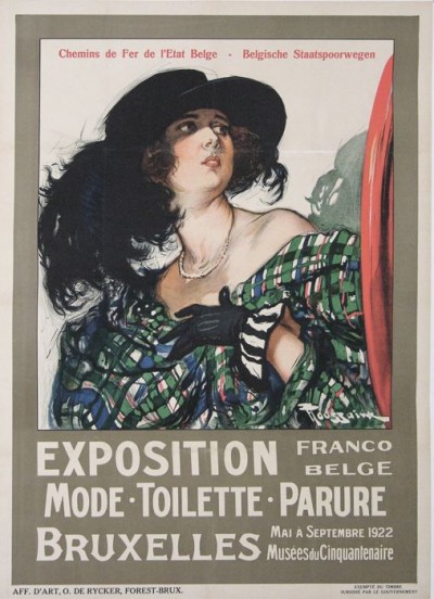 En vente :  EXPOSITION FRANCO BELGE ''MODE TOILETTE PARURE BRUXELLES''
