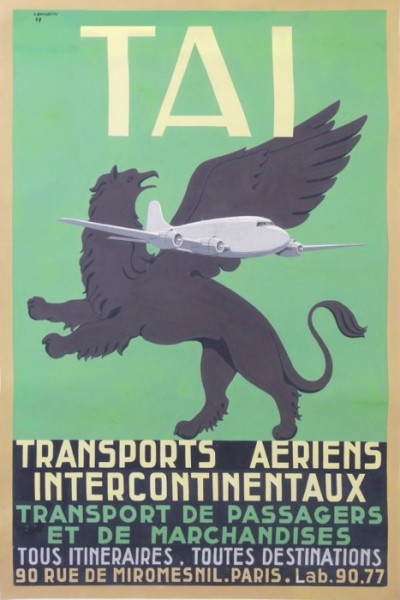En vente :  TAI TRANSPORT AERIEN INTERCONTINENTAUX-TRANSPORT DE PASSAGERS ET DE MARCHANDISES