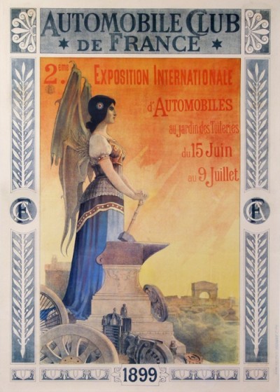 En vente :  AUTOMOBILE CLUB DE FRANCE EXPOSITION INTERNATIONALE 1899 D AUTOMOBILES TUILERIES
