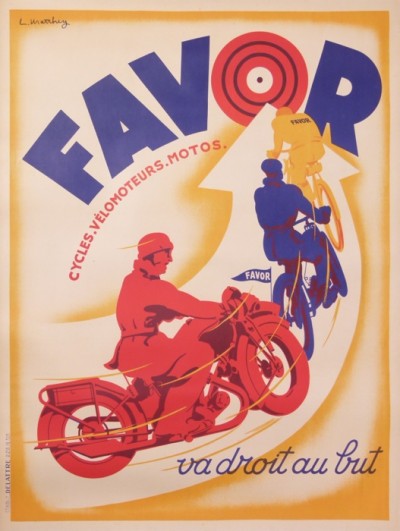 En vente :  FAVOR VA DROIT AU BUT  - CYCLES - VELOMOTEURS - MOTOS