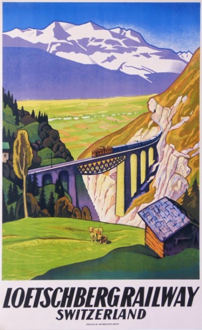 En vente :  LOETSCHBERG RAILWAY SWITZERLAND-SUISSE