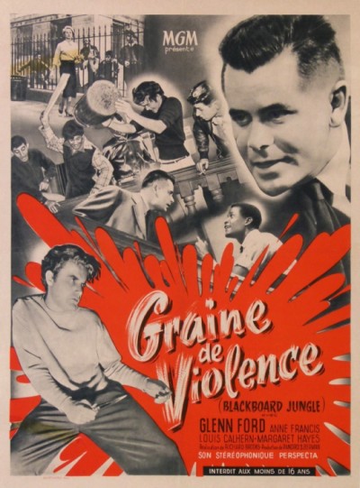 En vente :  GRAINE DE VIOLENCE -BLACK BOARD JUNGLE - GLENN FORD - SYDNEY POITIER