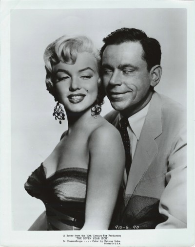 En vente :  PHOTO FILM DE BILLY WILDER THE SEVEN YEAR ITCH MARILYN  MONROE ET TOM EWELL