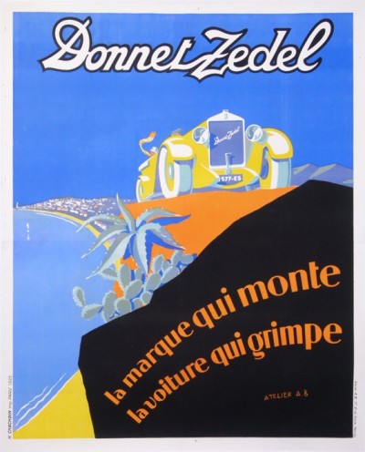 En vente :  AUTOMOBILES DONNET- ZEDEL-LA MARQUE QUI MONTE-LA VOITURE QUI GRIMPE