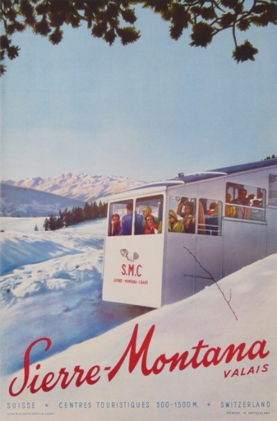 En vente :  SIERRE-MONTANA VALAIS SUISSE SKI