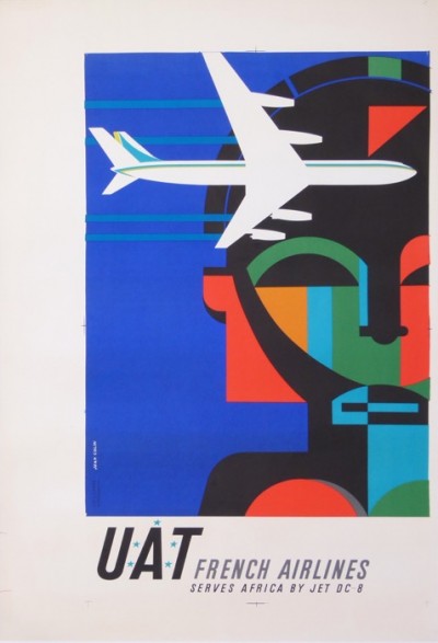 En vente :  UAT  FRENCH AIRLINES SERVICES AFRIQUE BY JET DC 8