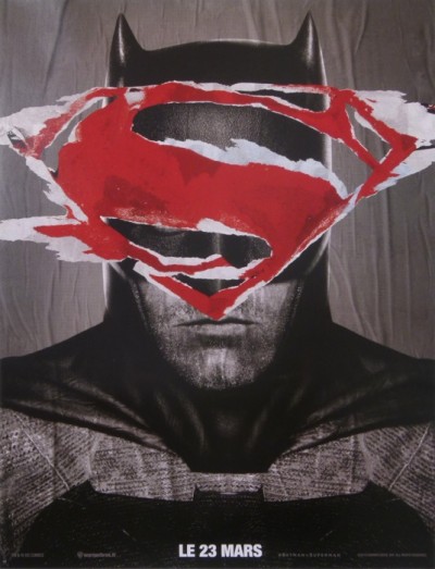 En vente :  BATMAN V SUPERMAN Grand modèle  AFFICHE STREET ART  VARIANT 1