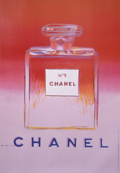 En vente :  ANDY WARHOL CHANEL No 5  RED AND PINK - ROUGE ET ROSE