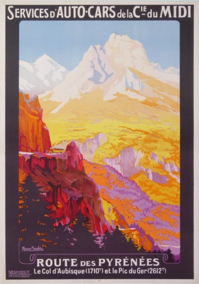 En vente :  ROUTE DES PYRENEES COL D AUBISQUE  PIC DU GERS