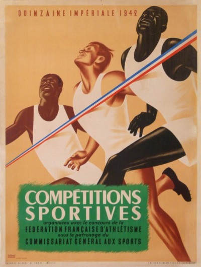 En vente :  QUINZAINE IMPERIALE 1942 FEDERATION FRANÇAISE D'ATHLETISME COMPETITIONS