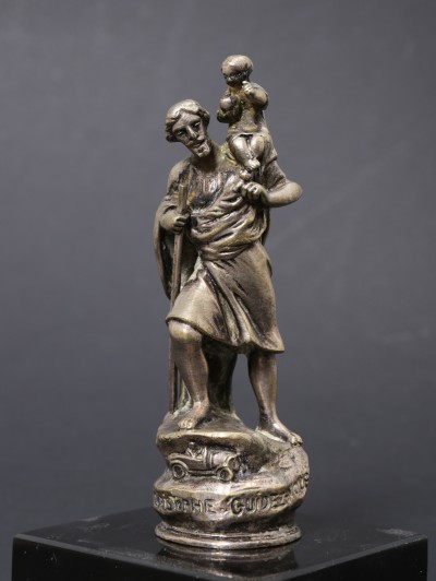 En vente :  H BRIAND St CHRISTOPHE GUIDEZ-NOUS MASCOTTE -RADIATOR CAP