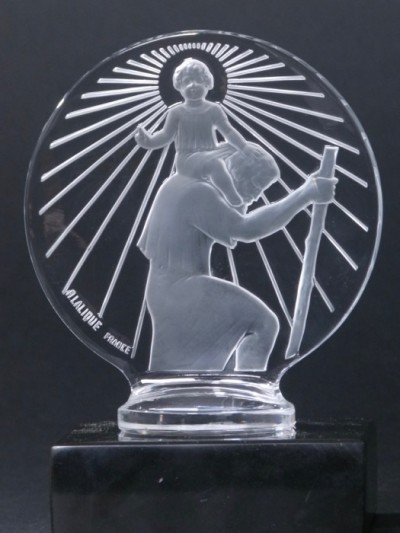 En vente :  LALIQUE MASCOTTE ST CHRISTOPHE RADIATOR CAP